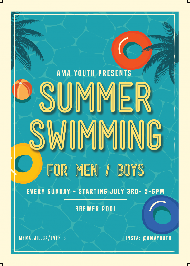 Swimming for Men at Brewer Pool (Summer 2022)