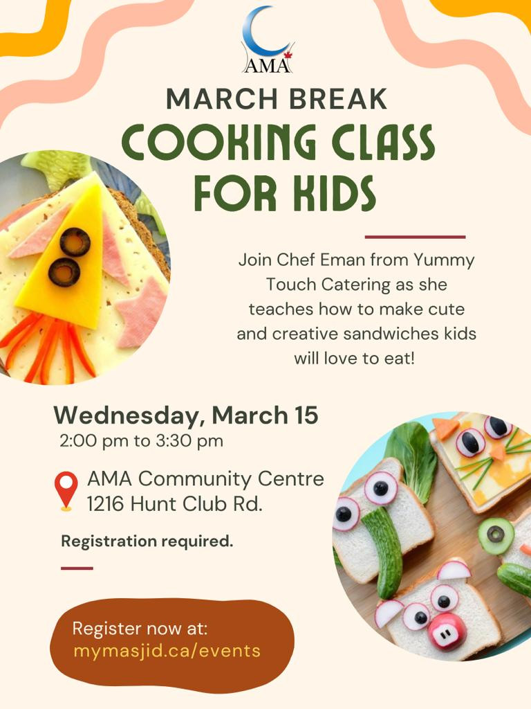 March Break Cooking Class for Kids