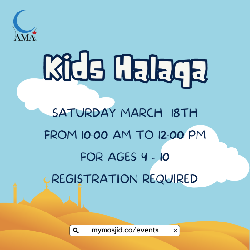 Kids Halaqa - March 18