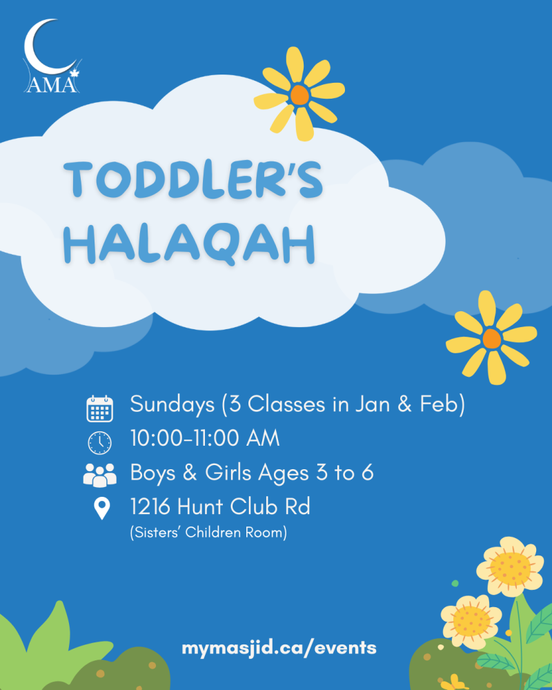 Toddler's Halaqa 