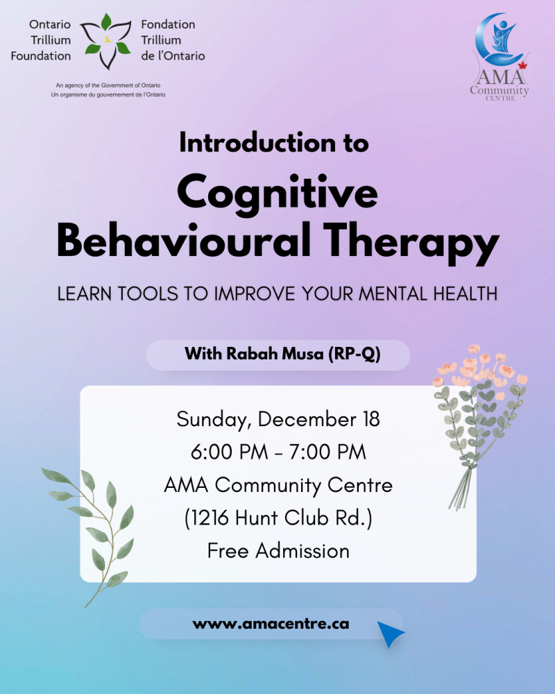 Introduction to Cognitive Behavioural Therapy - Mental Health Workshop
