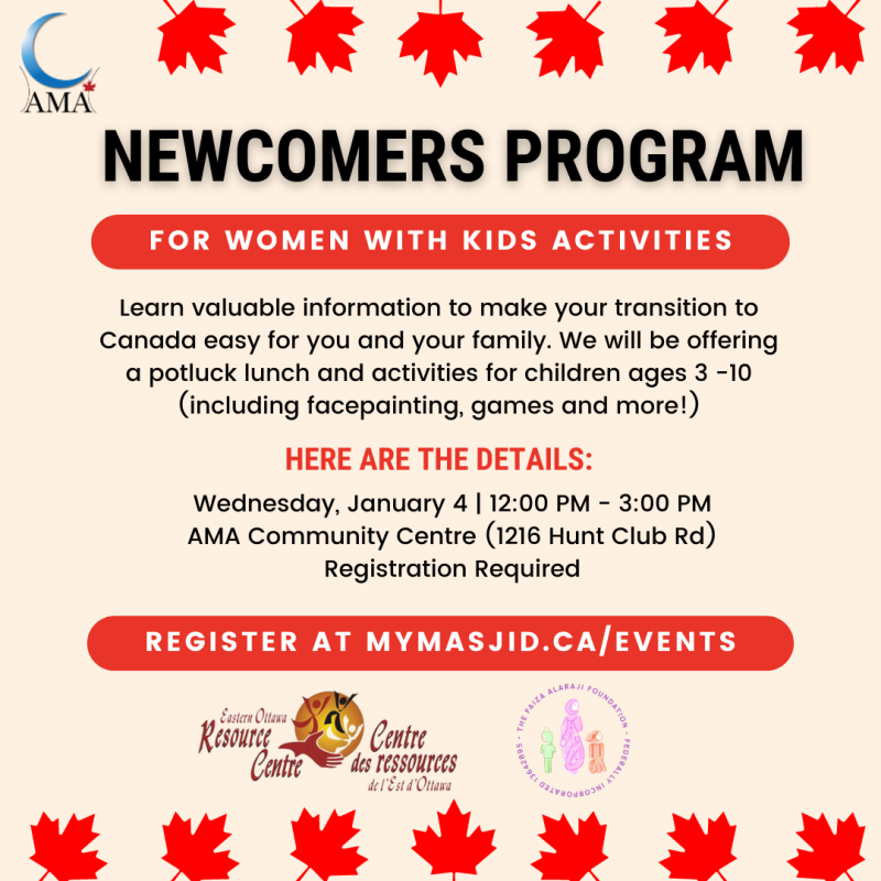 Newcomers Event for Women with Kids Activities