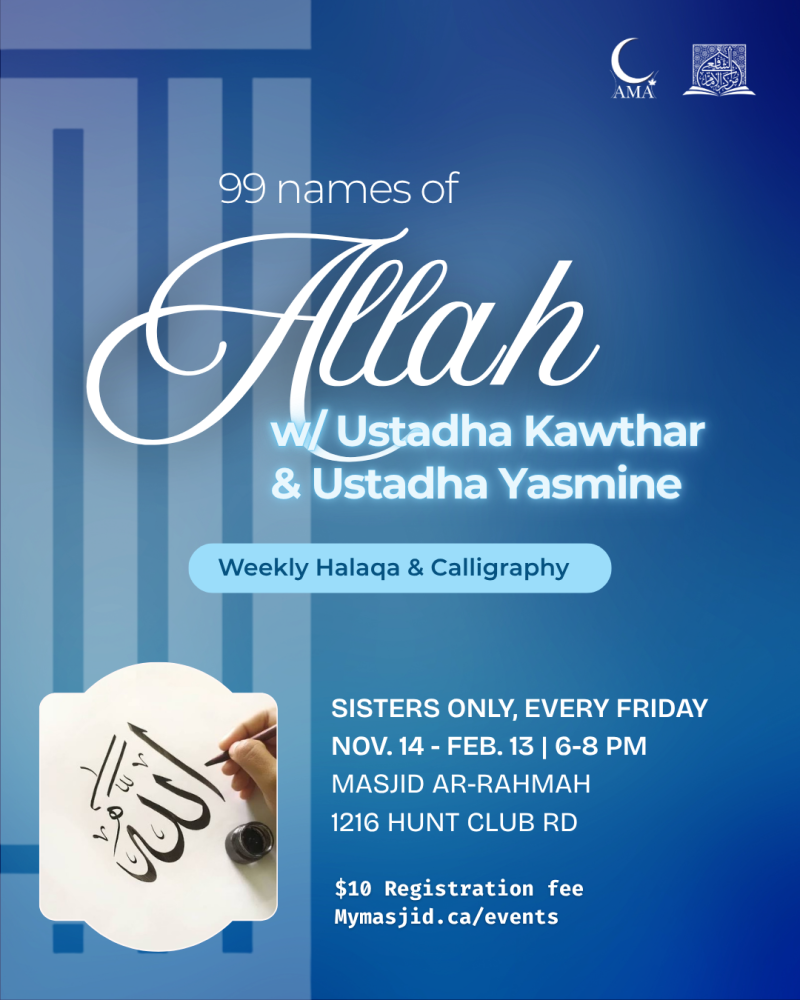 AMA x ISC Sisters: 99 Names of Allah Halaqa 